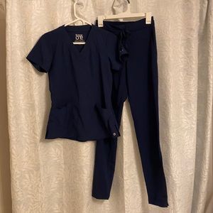 Blue Scrub Set